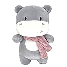 Cute Stuffed Animals Dolls, 9'' Soft Plush Toys for Kids Toddlers Birthday Christmas Day Gifts. (Hippo)