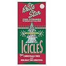 Brite Star Icicles Tinsel,Polyvinyl Chloride, 2000 Strand, Silver, Count